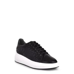 4P3PMTS - Cuadra black casual fashion python leather sneakers for women