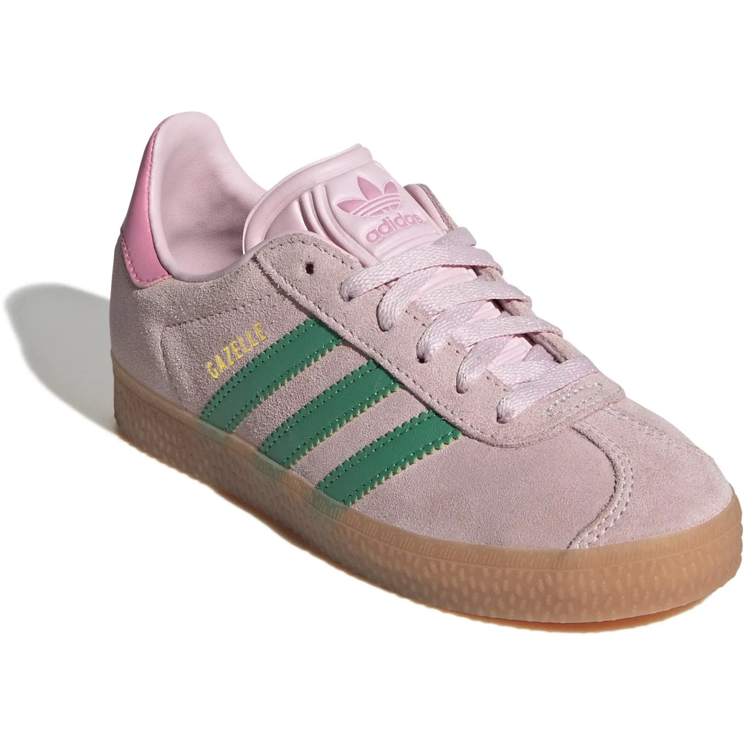 adidas Originals Clear Pink Court Green Bliss Pink Gazelle C Sneakers