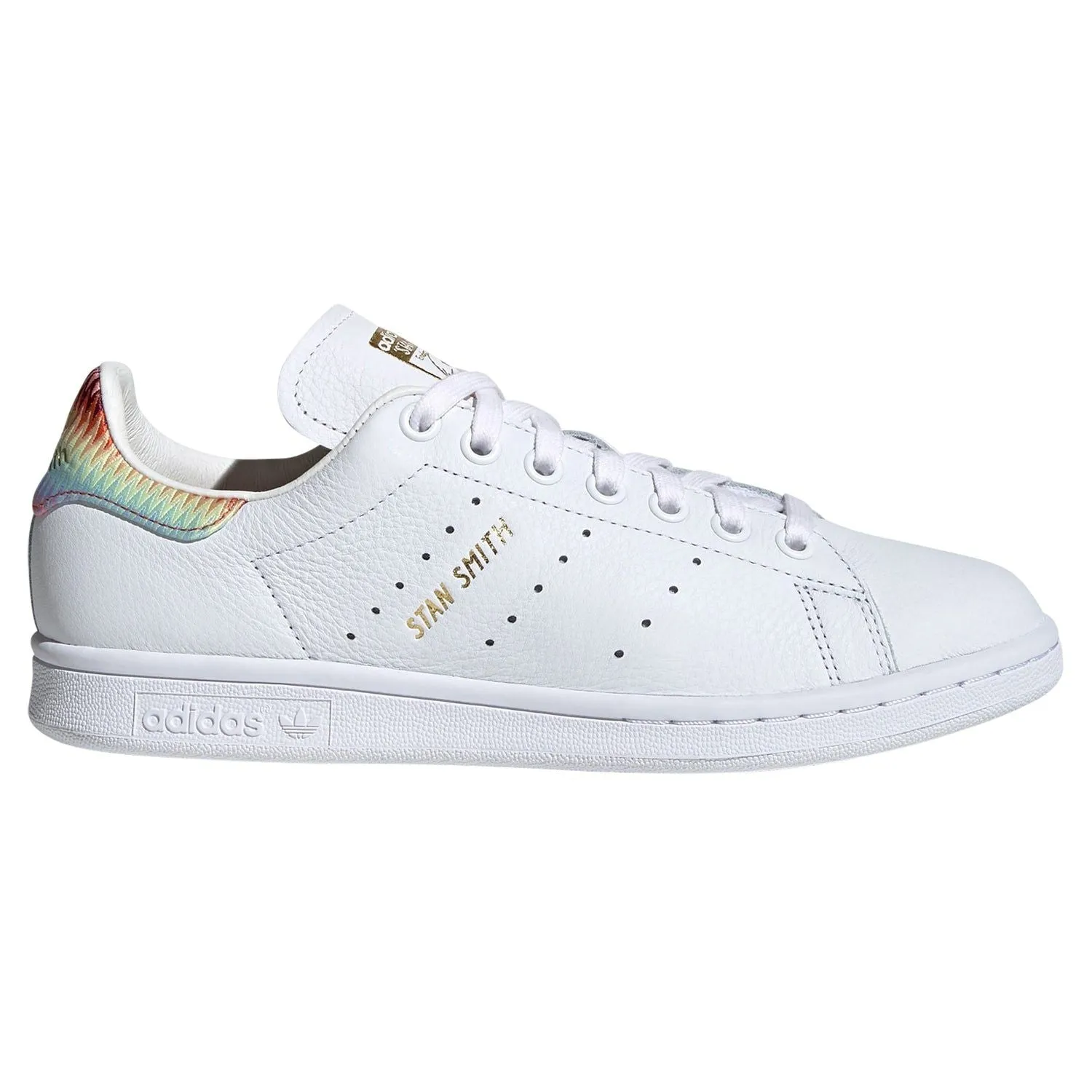 adidas Originals Womens Stan Smith Shoes - White / Rainbow