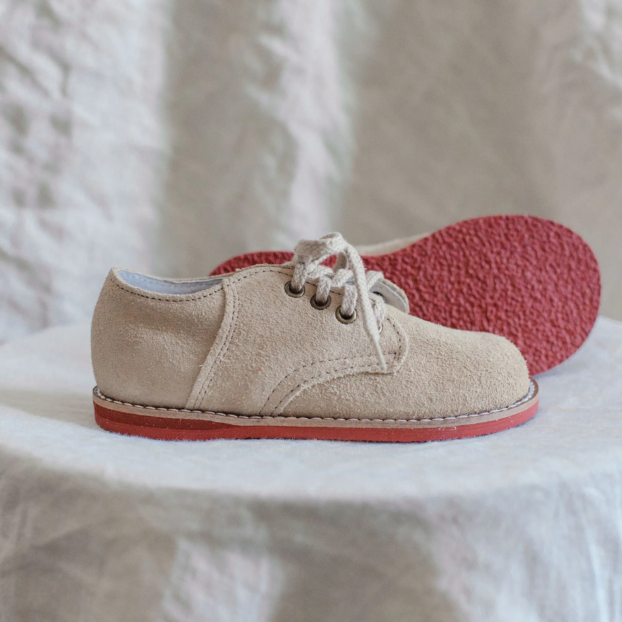 Albert Saddle | Tan Suede