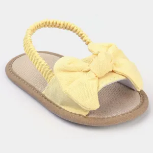 Baby Girls Shoes D89-Yellow