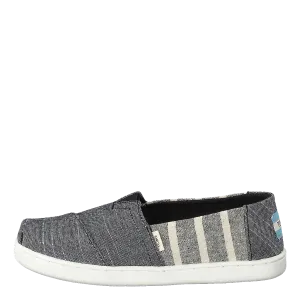 Black Cabana Stripe Grey