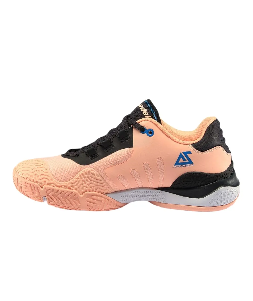 Bullpadel Flowhybrid Fly 22v Padel Shoes (Neon Salmon)