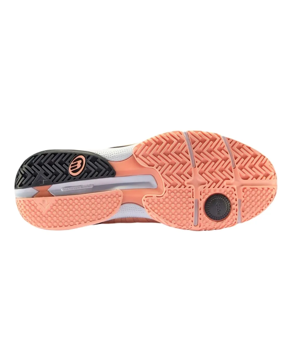 Bullpadel Flowhybrid Fly 22v Padel Shoes (Neon Salmon)