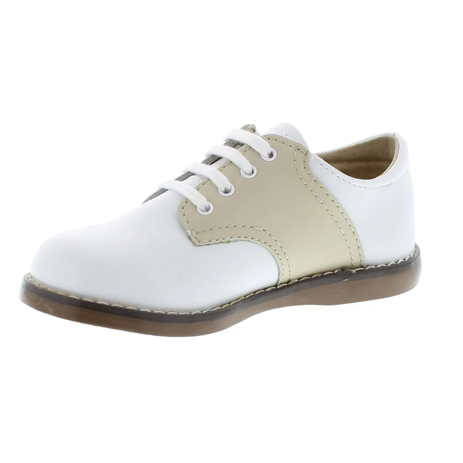 Cheer Saddle Oxford - White/Ecru