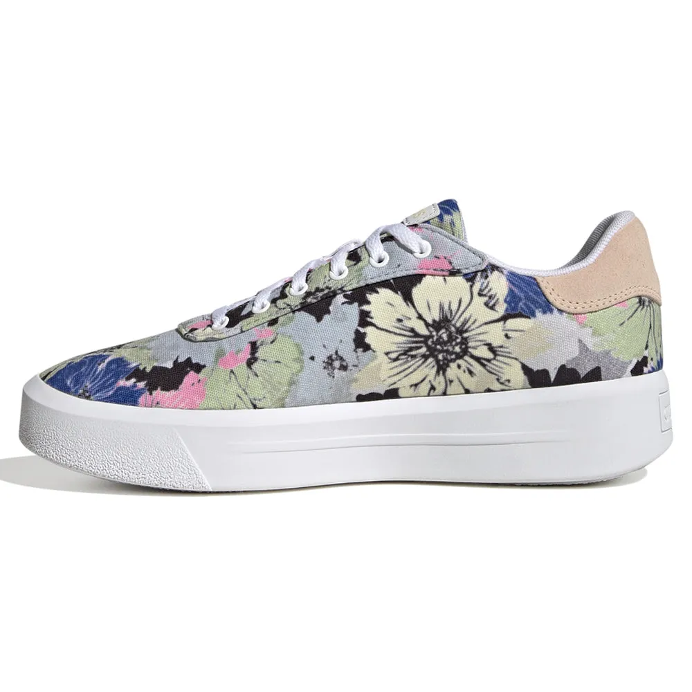 Court CLN Floral Platform Sneakers