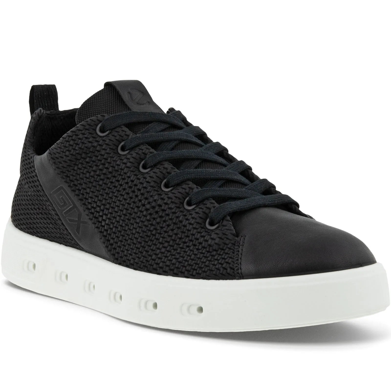 ECCO Mens Street 720 Leather Mesh GORE-TEX Trainers