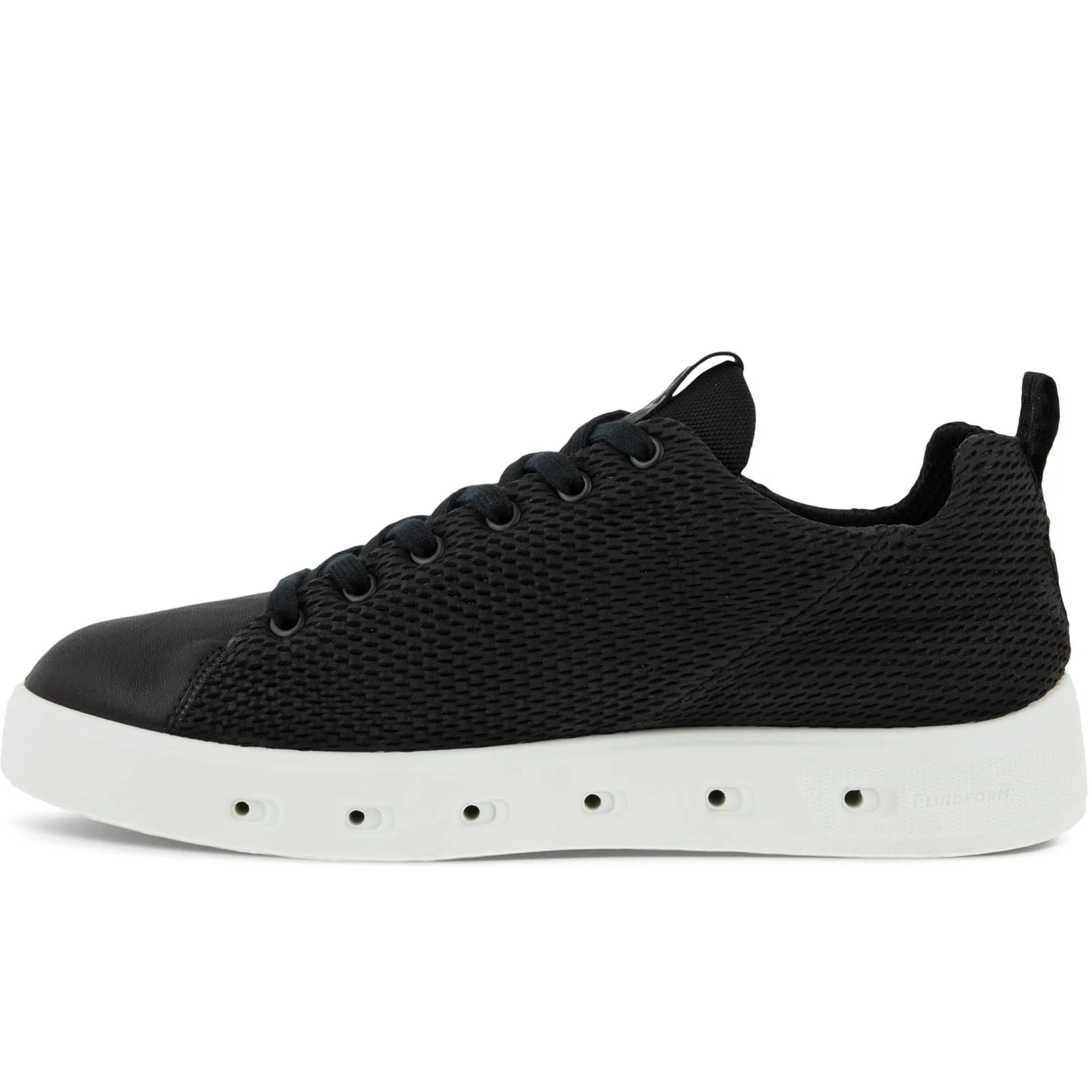 ECCO Mens Street 720 Leather Mesh GORE-TEX Trainers