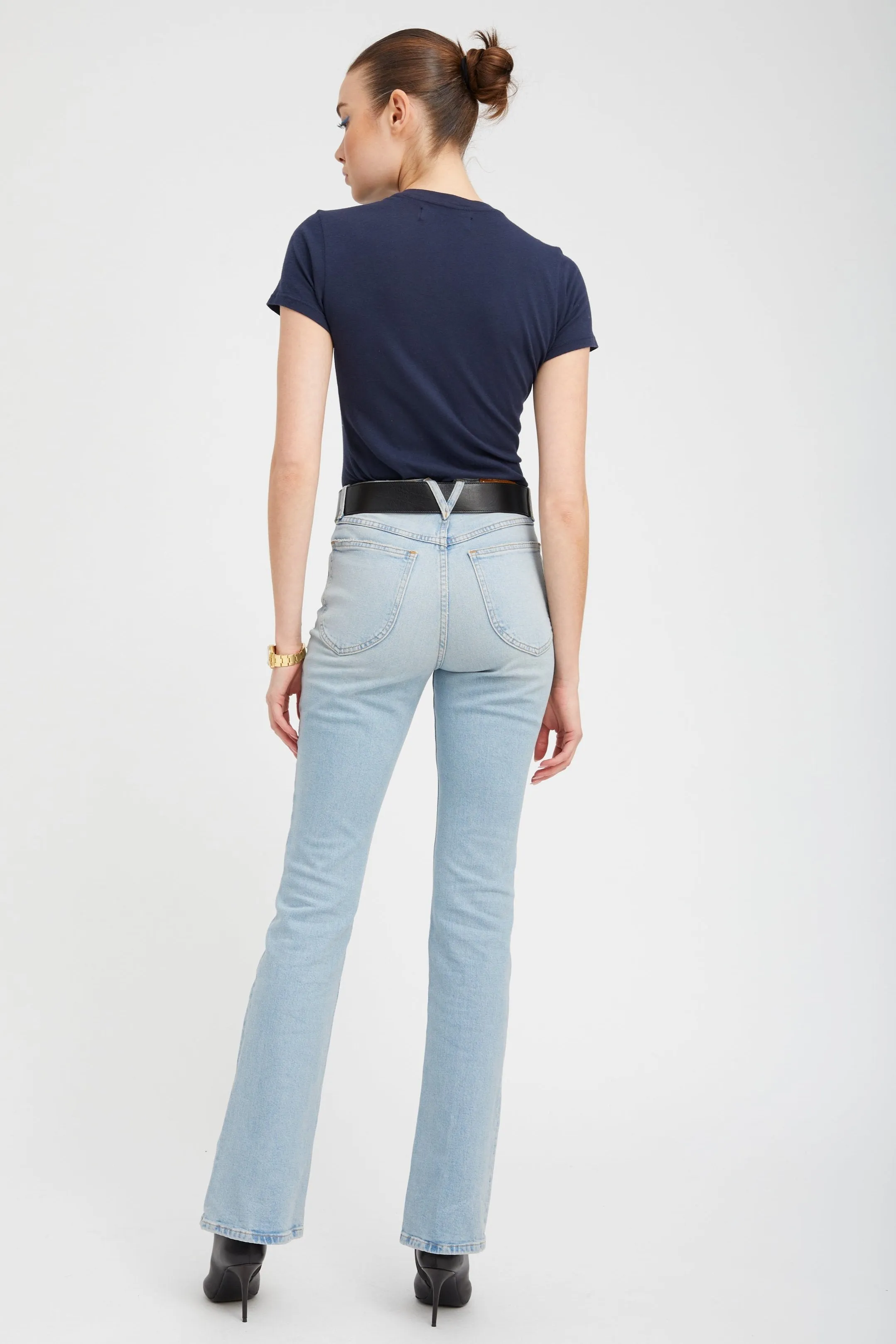 Françoise Micro Flare Denim