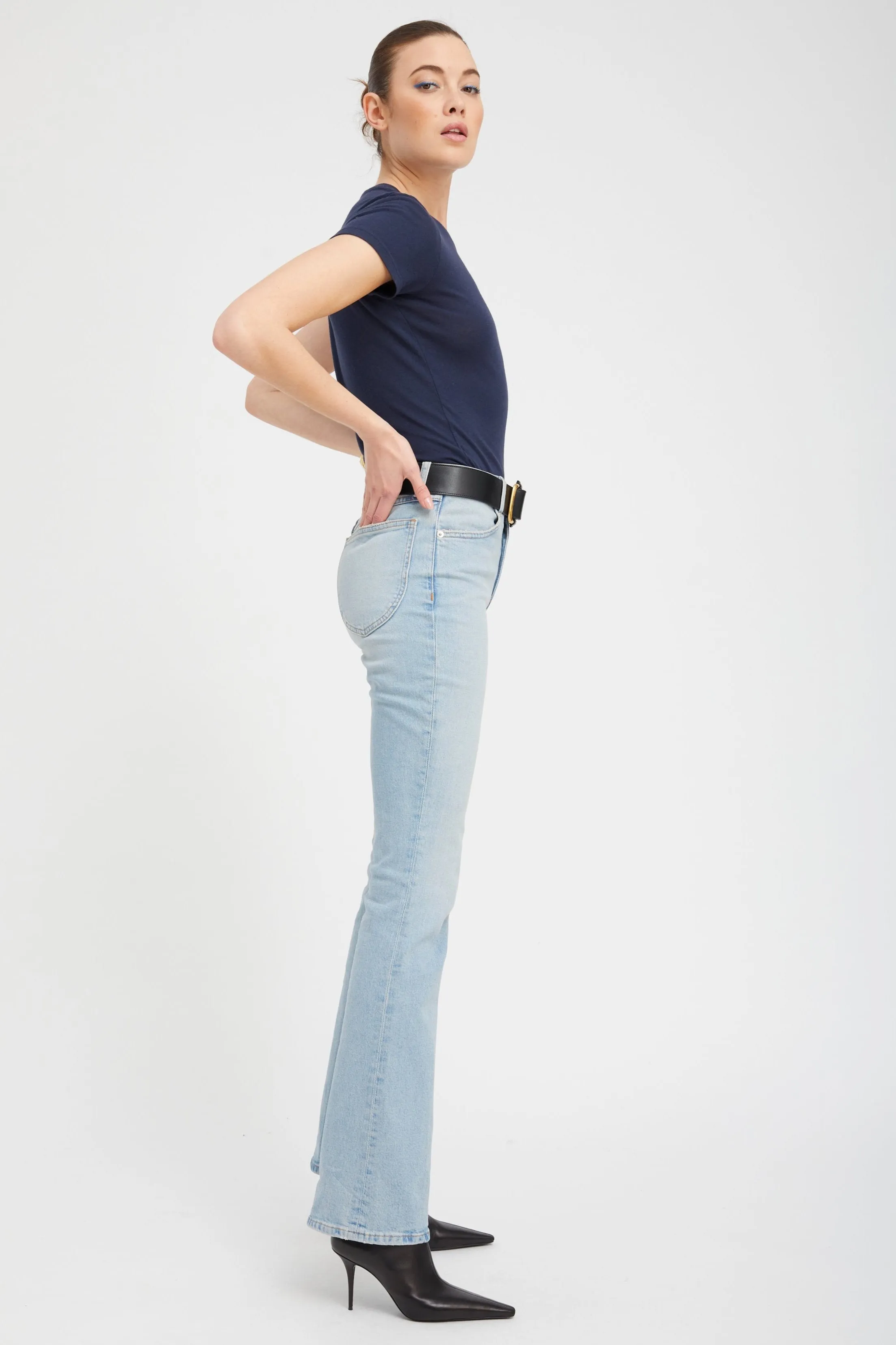 Françoise Micro Flare Denim