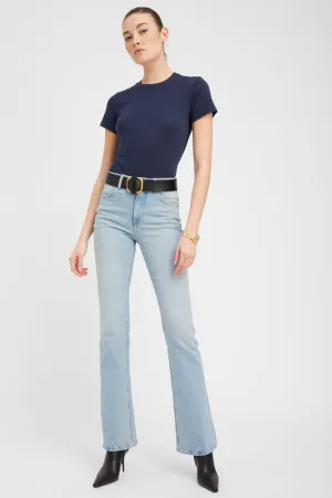 Françoise Micro Flare Denim