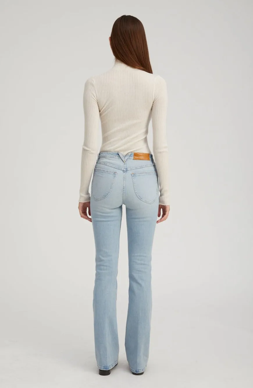 Françoise Micro Flare Denim