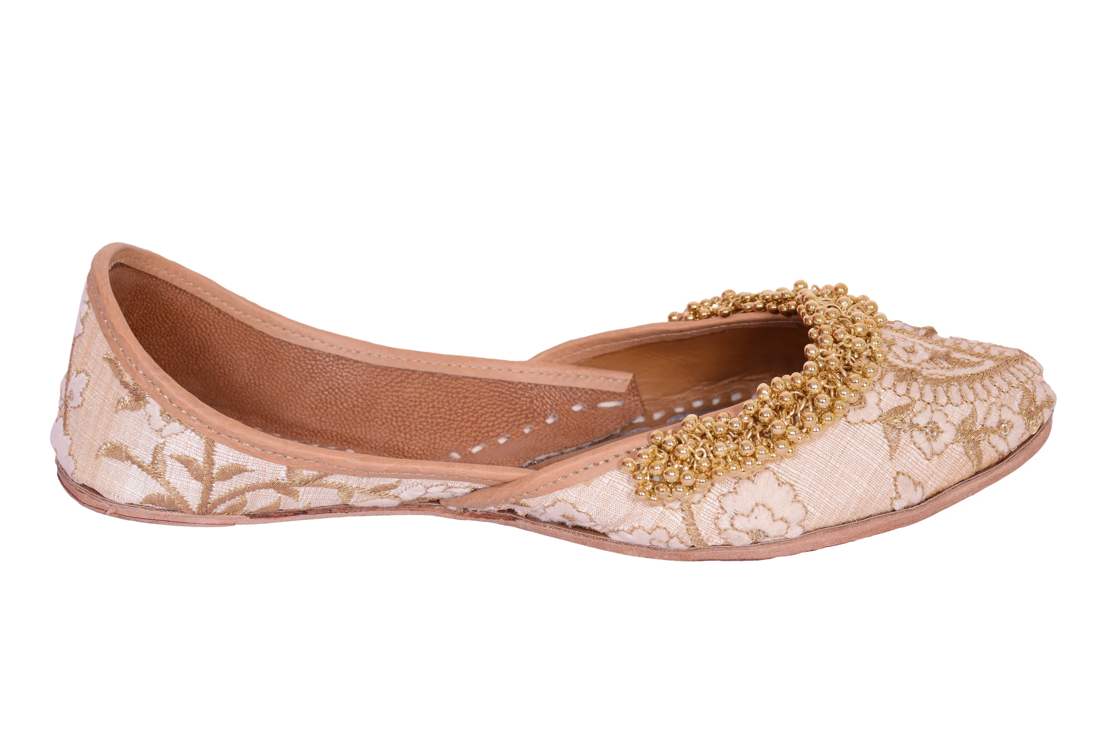 Ghungroo Love - Light Beige Jutti