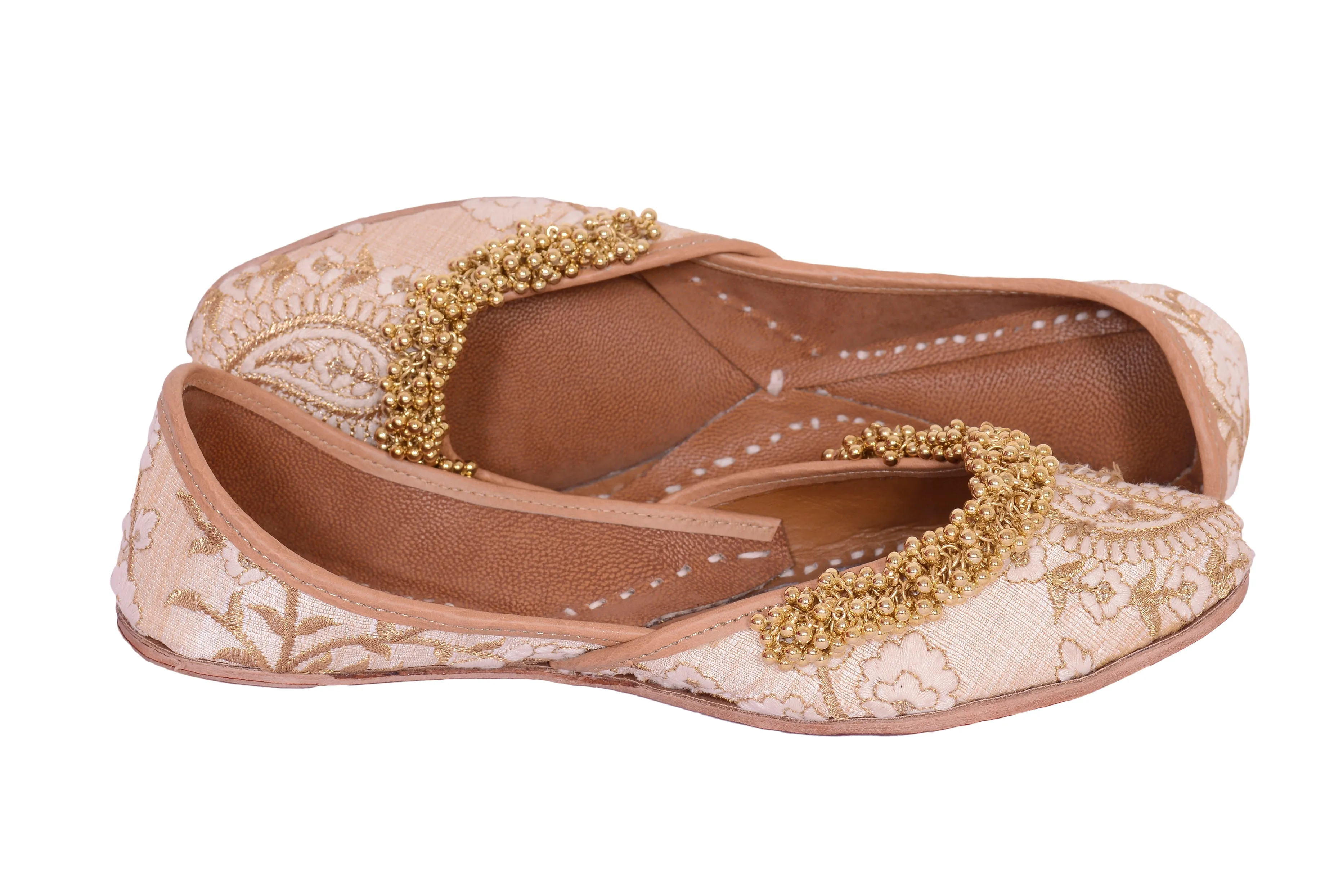 Ghungroo Love - Light Beige Jutti