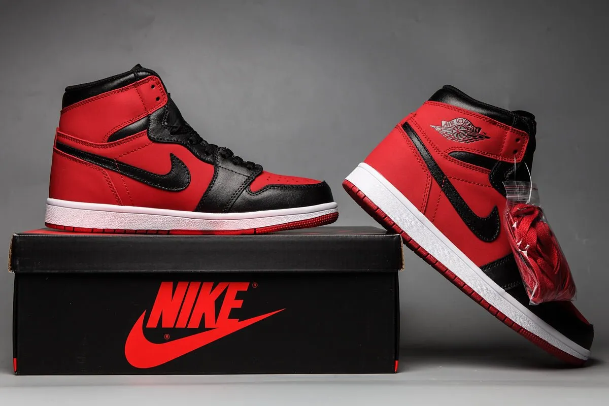 JORDAN 1 MID x GYM RED BLACK