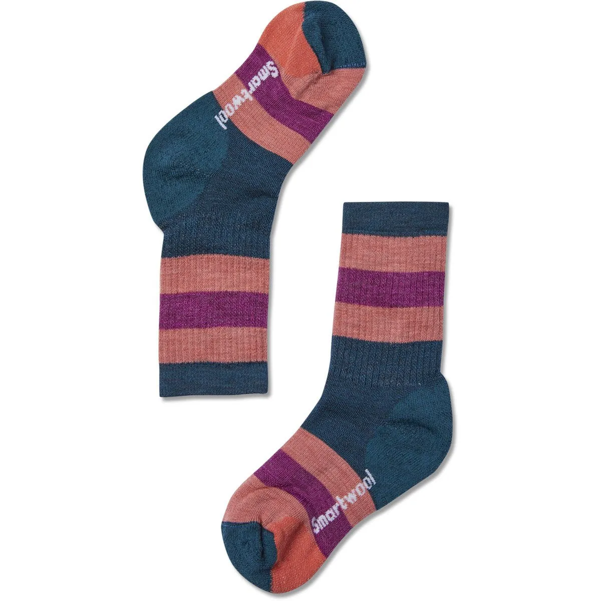 Kids' Hike Medium Striped Crew Socks