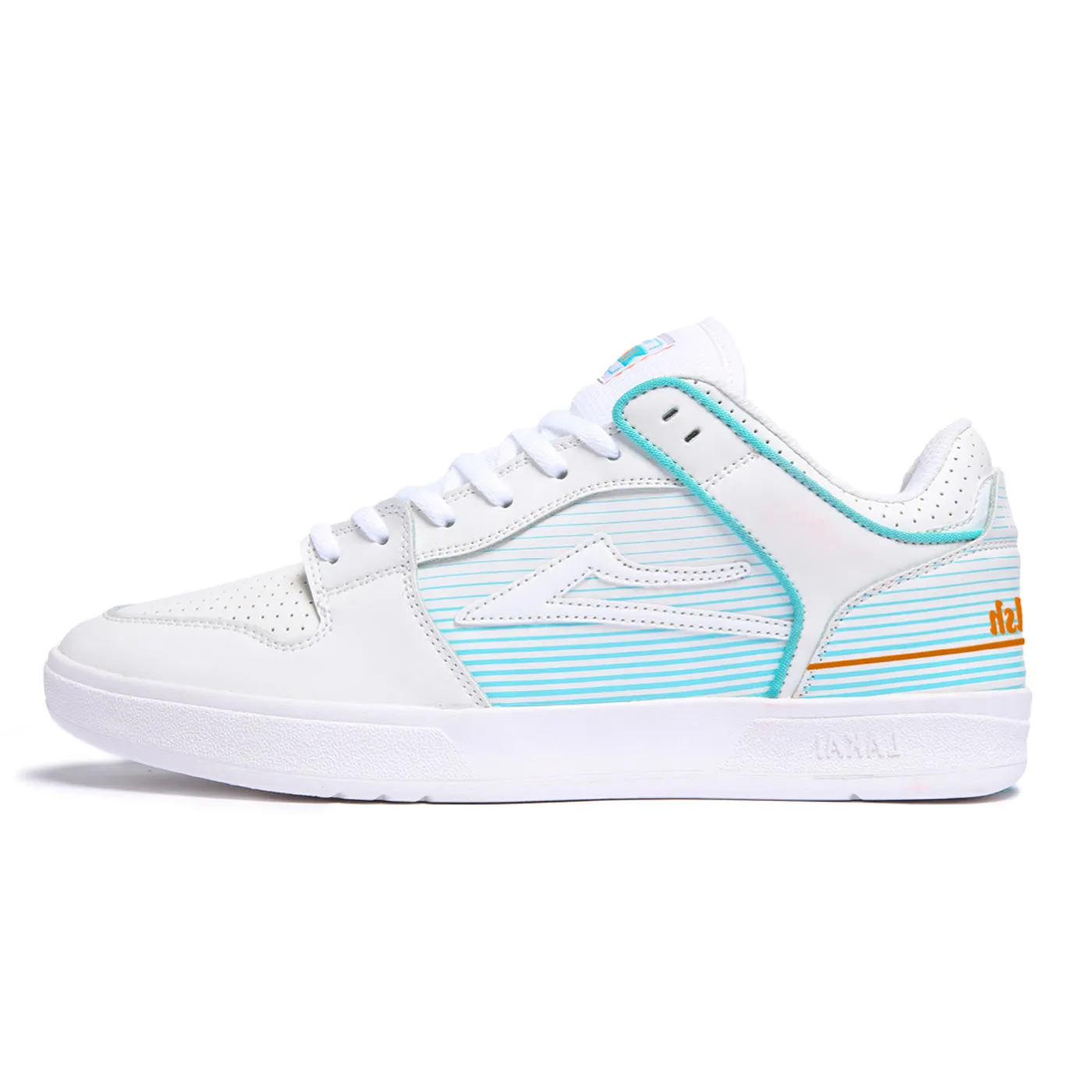 Lakai Telford Low Shoes - White Leather