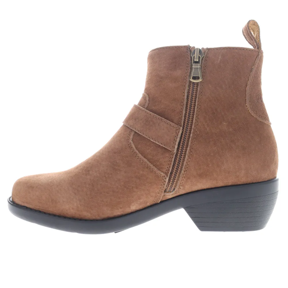 Memphis Round Toe Zippered Booties