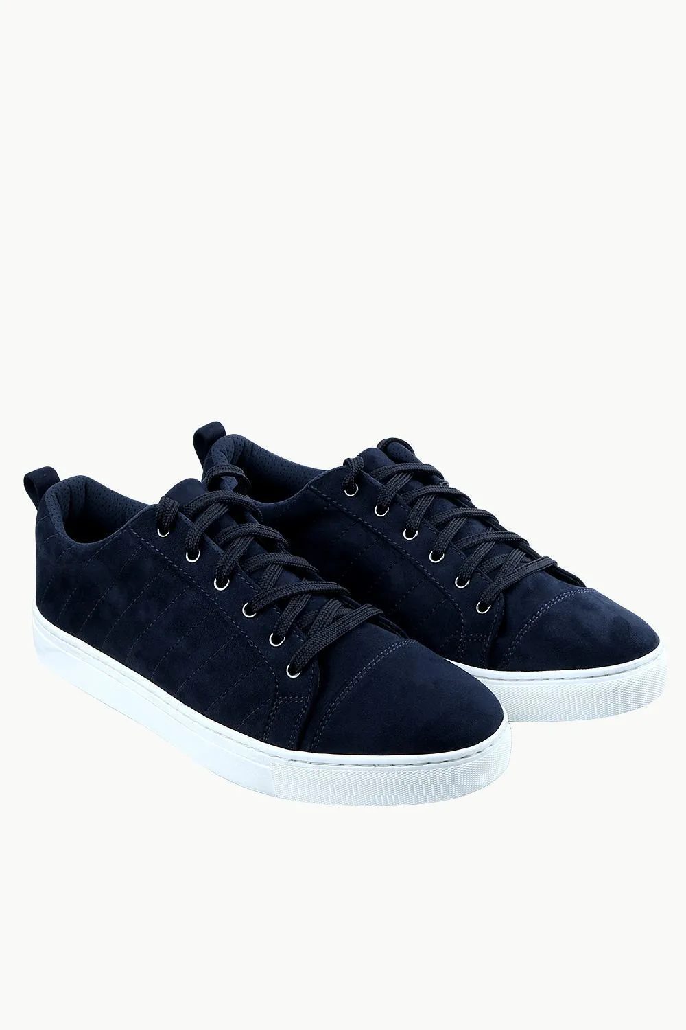 Men's Suede Navy  Sneakers