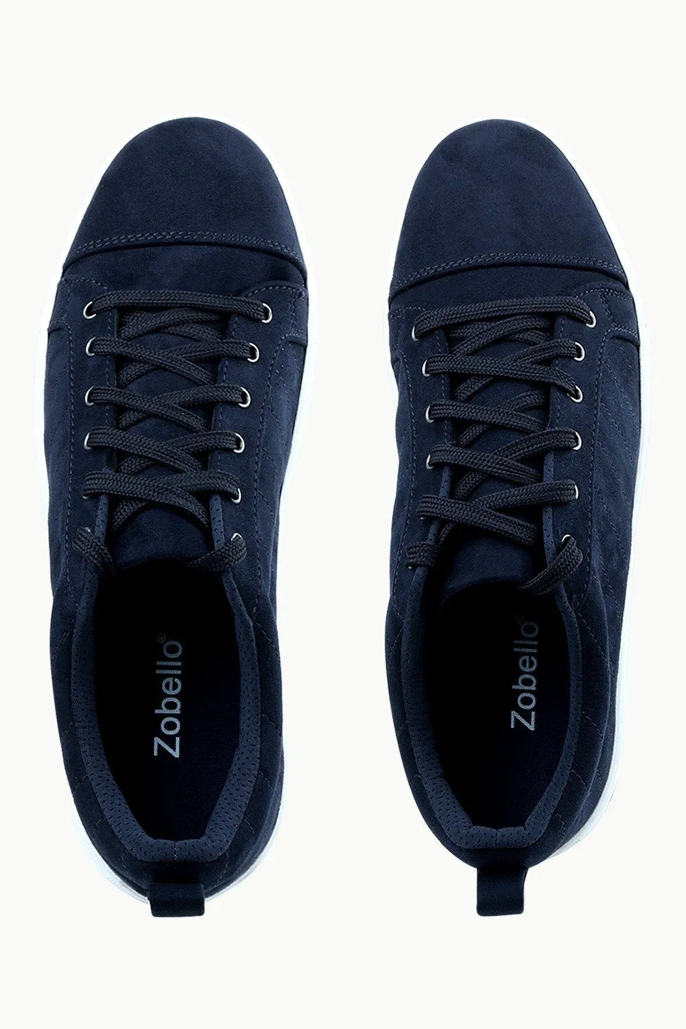 Men's Suede Navy  Sneakers