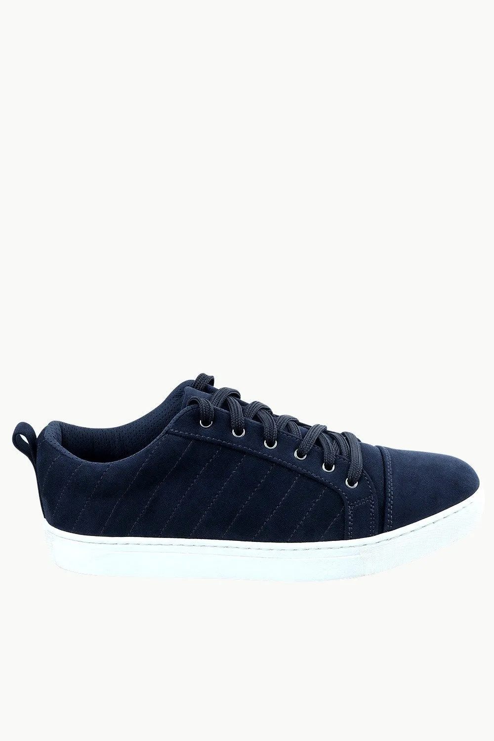 Men's Suede Navy  Sneakers