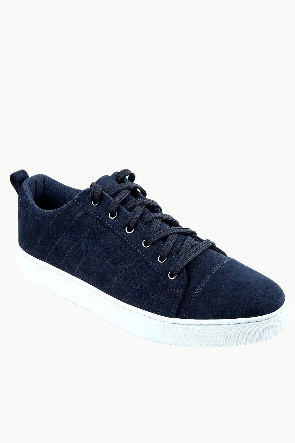 Men's Suede Navy  Sneakers