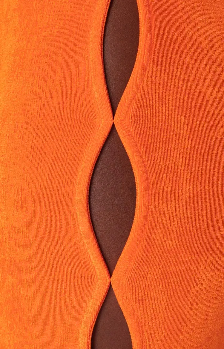 Moscow Mini Skirt Orange