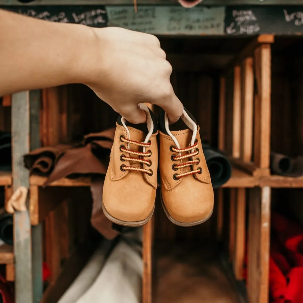 Ollie First Walker | Tan Nubuck