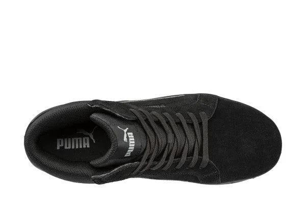 Puma Men's 630305 Iconic Suede Mid Composite Safety Toe Metal Free Work Shoes