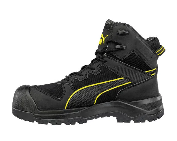 Puma Men's 632705 Rock 6" HD Mid Waterproof  Composite Safety Toe Metal Free Work Shoes