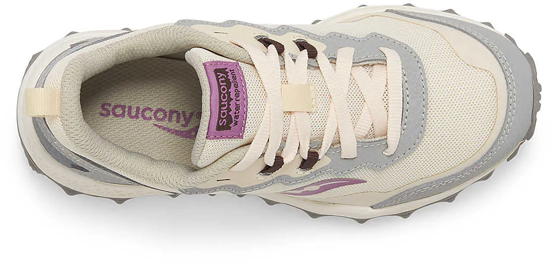 Saucony Peregrine KDZ Junior Trail Running Shoes - Cream