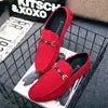 SHEIN Red Party Wear Fancy Loafers