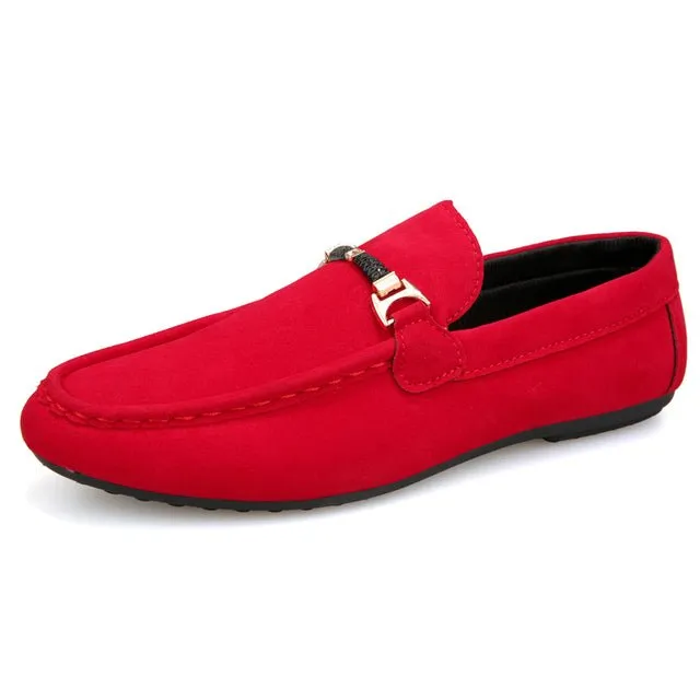 SHEIN Red Party Wear Fancy Loafers