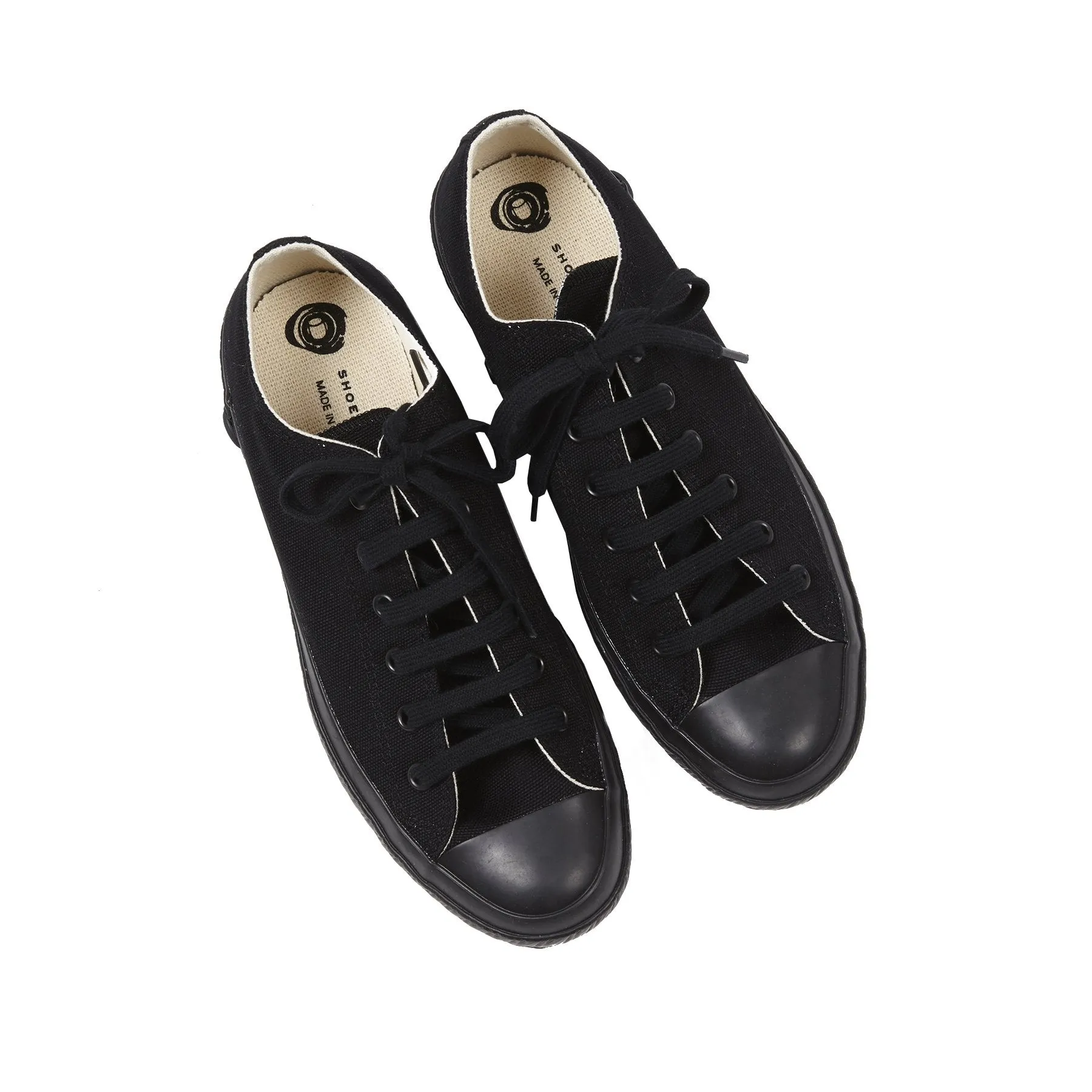 Shoes Like Pottery Canvas Trainers in Mono Black