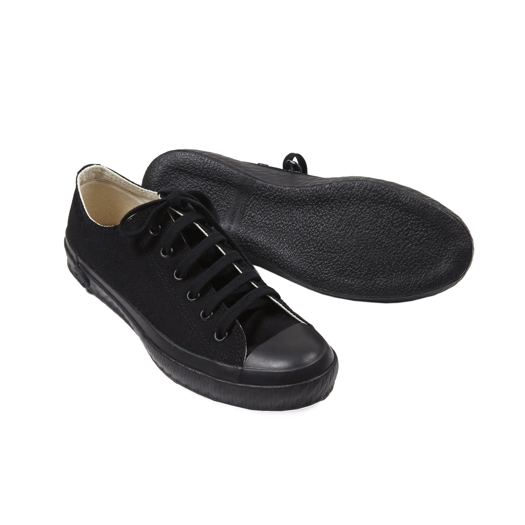 Shoes Like Pottery Canvas Trainers in Mono Black