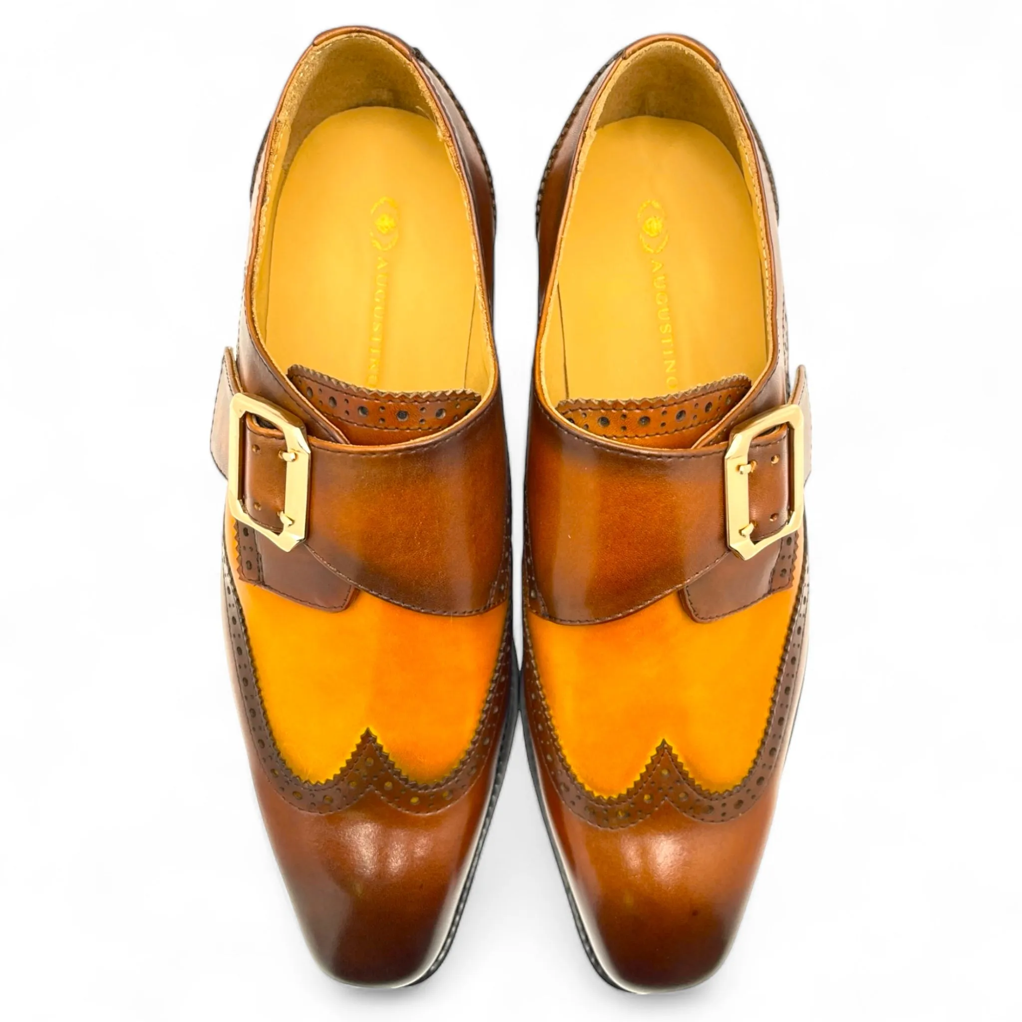 Single Monk Strap Leather Shoe