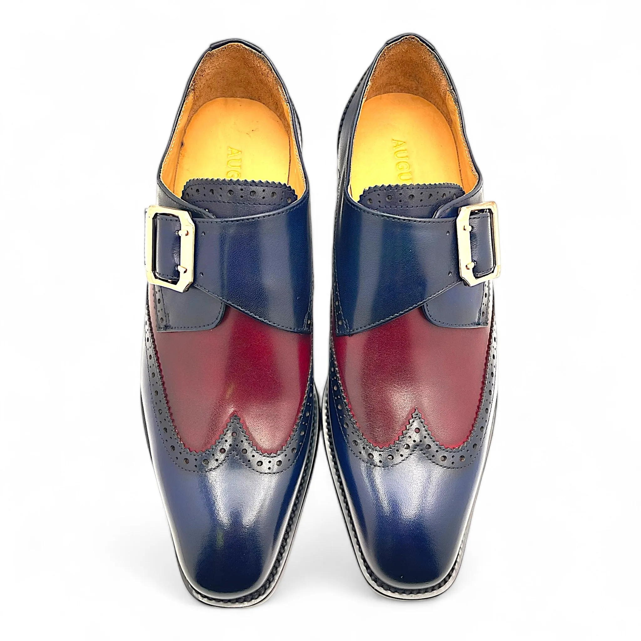 Single Monk Strap Leather Shoe