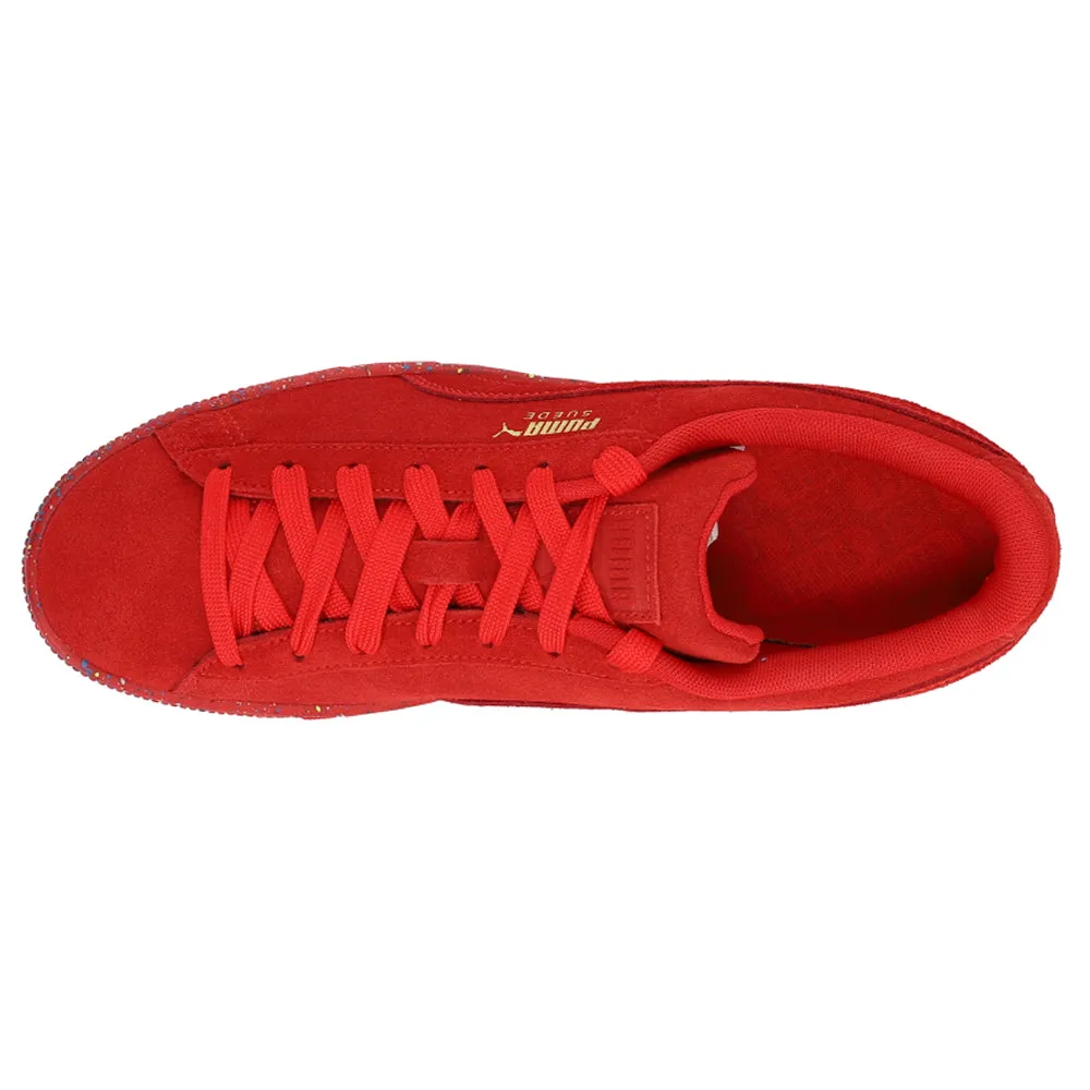 Suede Mono Triplex Lace Up Sneakers