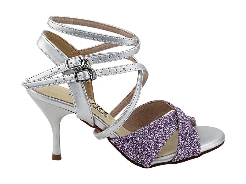 Very Fine Lavender Glitter Ladies Tango Shoes 035