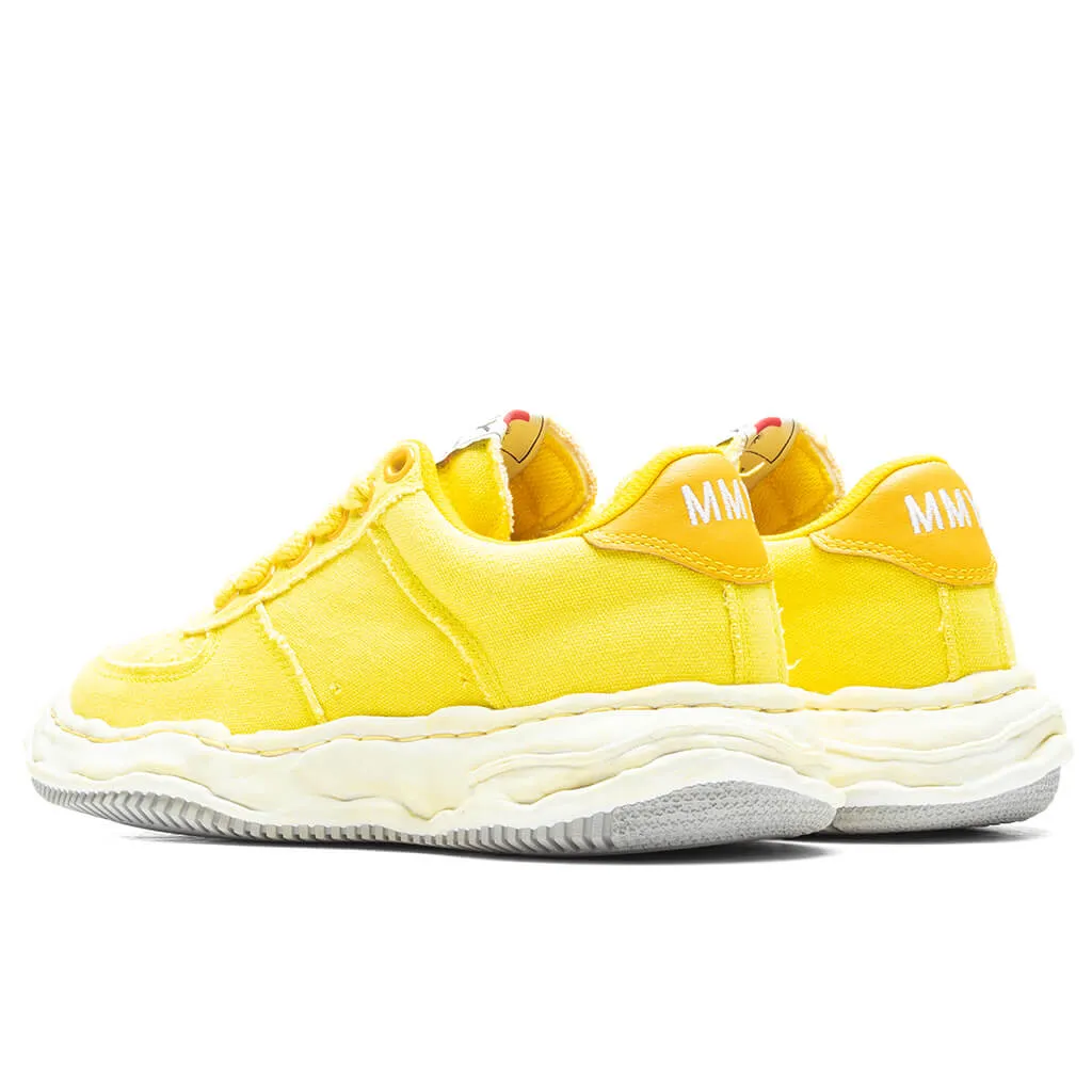 Wayne Low OG Sole Washed Canvas Sneaker - Yellow