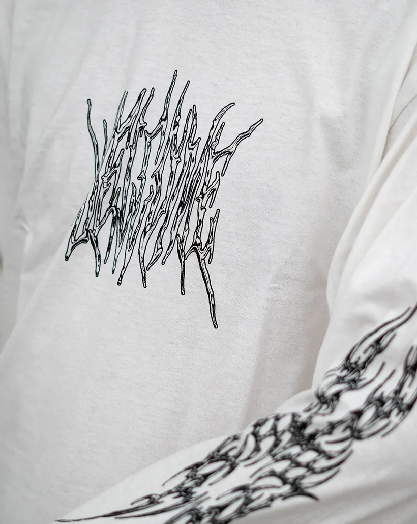 Welcome Chasm Longsleeve Shirt - White