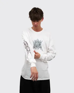 Welcome Chasm Longsleeve Shirt - White