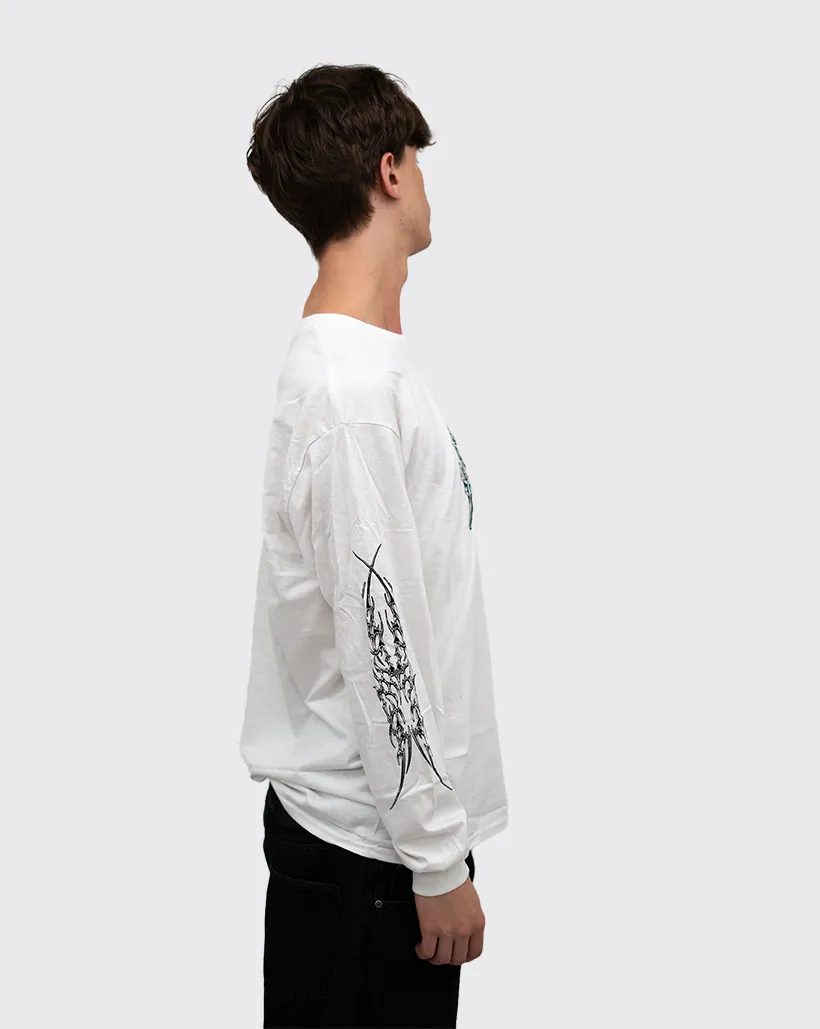 Welcome Chasm Longsleeve Shirt - White