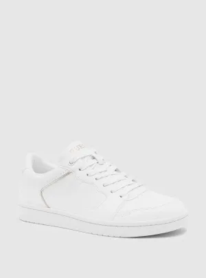 White Loovie Low-Top Sneakers